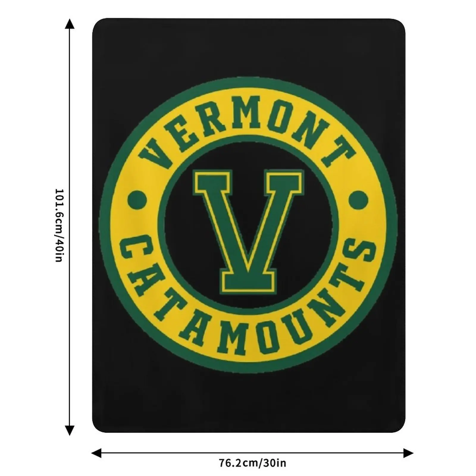 Университет Вермонта - UVM - Плед Catamounts, всепогодный мягкий плед для дивана (art.: 3920dc2f409b4) - 3920dc2f409b4