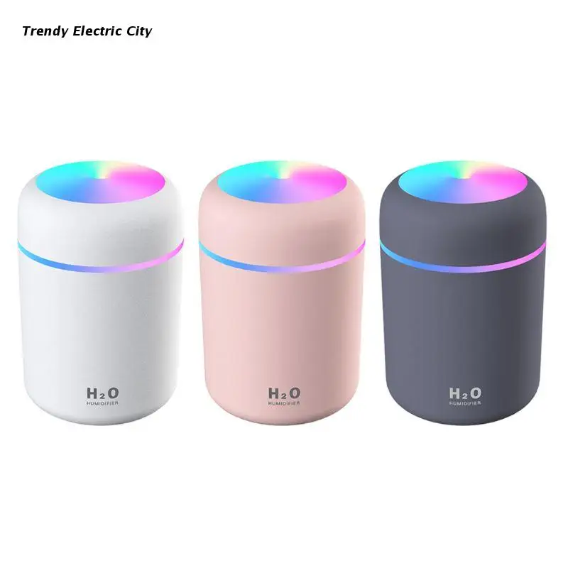 

R9CD Personal Desktop Humidifier Vaporizer with Light Home Office Car Air Purifier