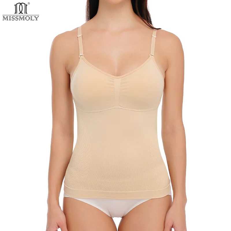 

Women Shaper Tops MISS MOLY Solid V Neck Backless Bodysuit Binder Sexy Strap Chest Bodyshaper Waist Trainer Tummy Control Corset