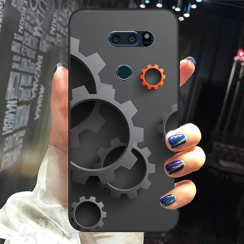 Чехол для LG V30 Plus мягкий силиконовый чехол с 3D чипом материнской платы телефона