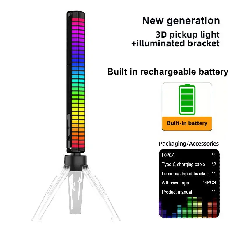 

Pookin RGB Лампочка для дома со звуковым управлением