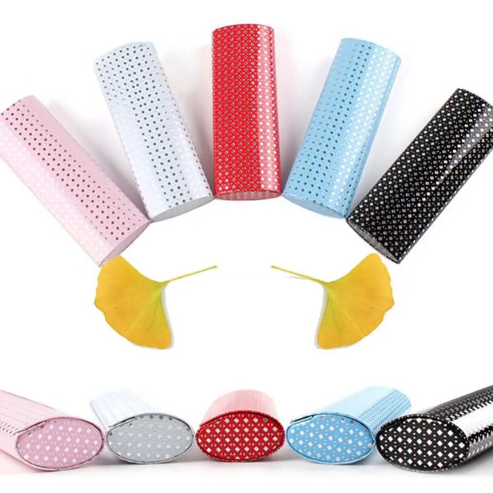 

Unisex Fashion Glasses Bag Protective Case Cover Oval Magnet Closure Glasses Box Hard Case Protective Container funda-gafas