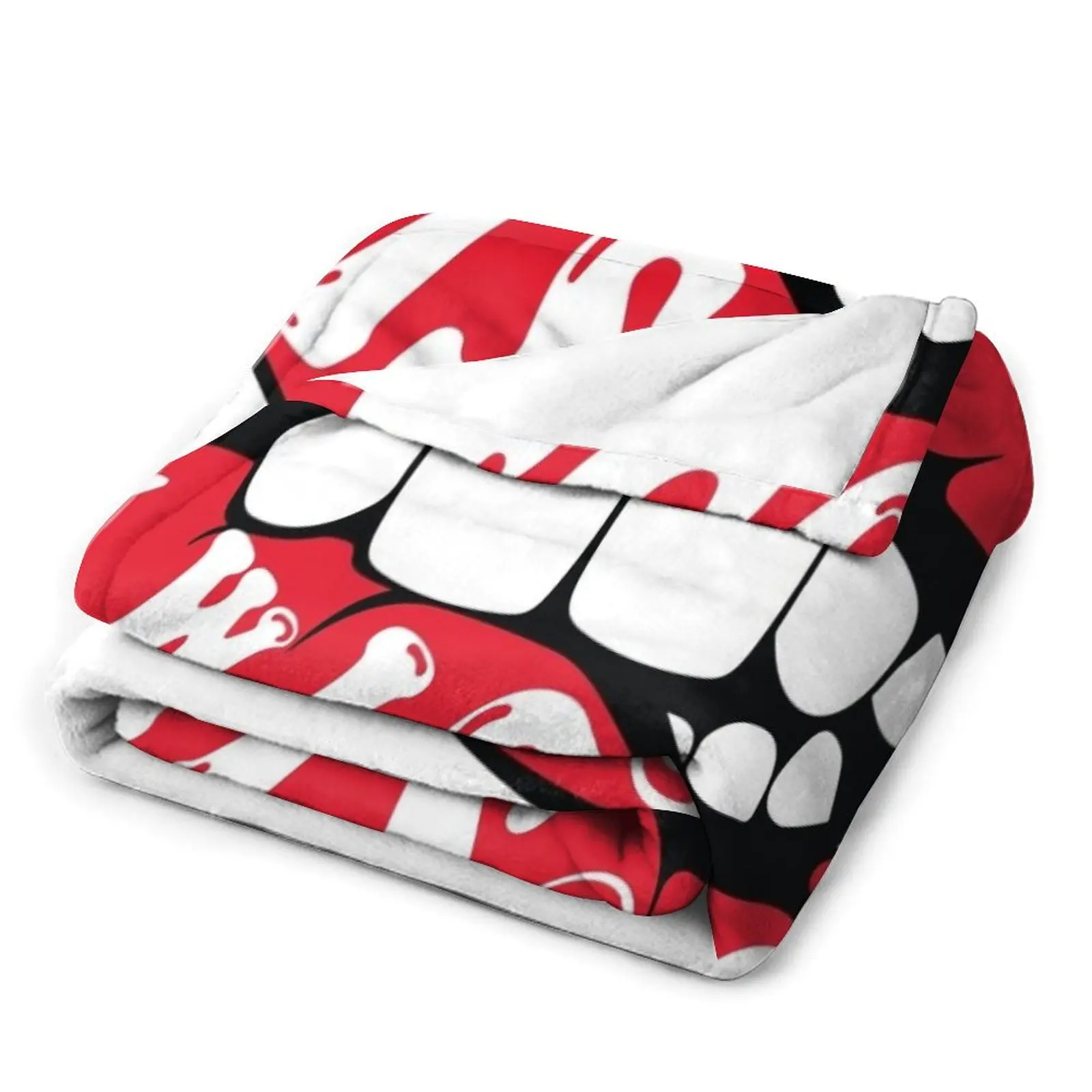 Wisco Lips Throw туристические одеяла Flannels