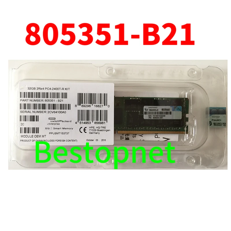 

New Original 805351-B21 809083-091 32G DDR4 2400 REG ECC Server Ram Memory