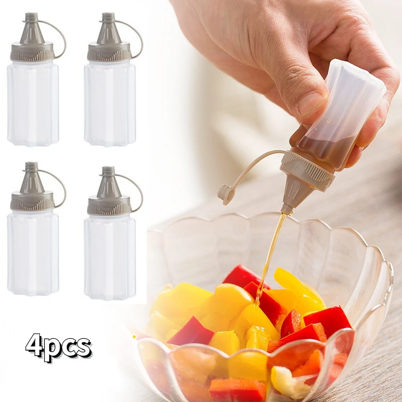 Прозрачная фотобумага с крышкой 4 шт./набор портативная мини-коробка для приправ