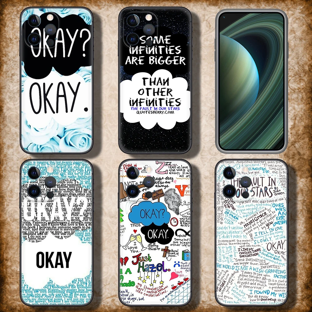 Неисправность в наших звездах подходит мягкий силиконовый чехол для телефона