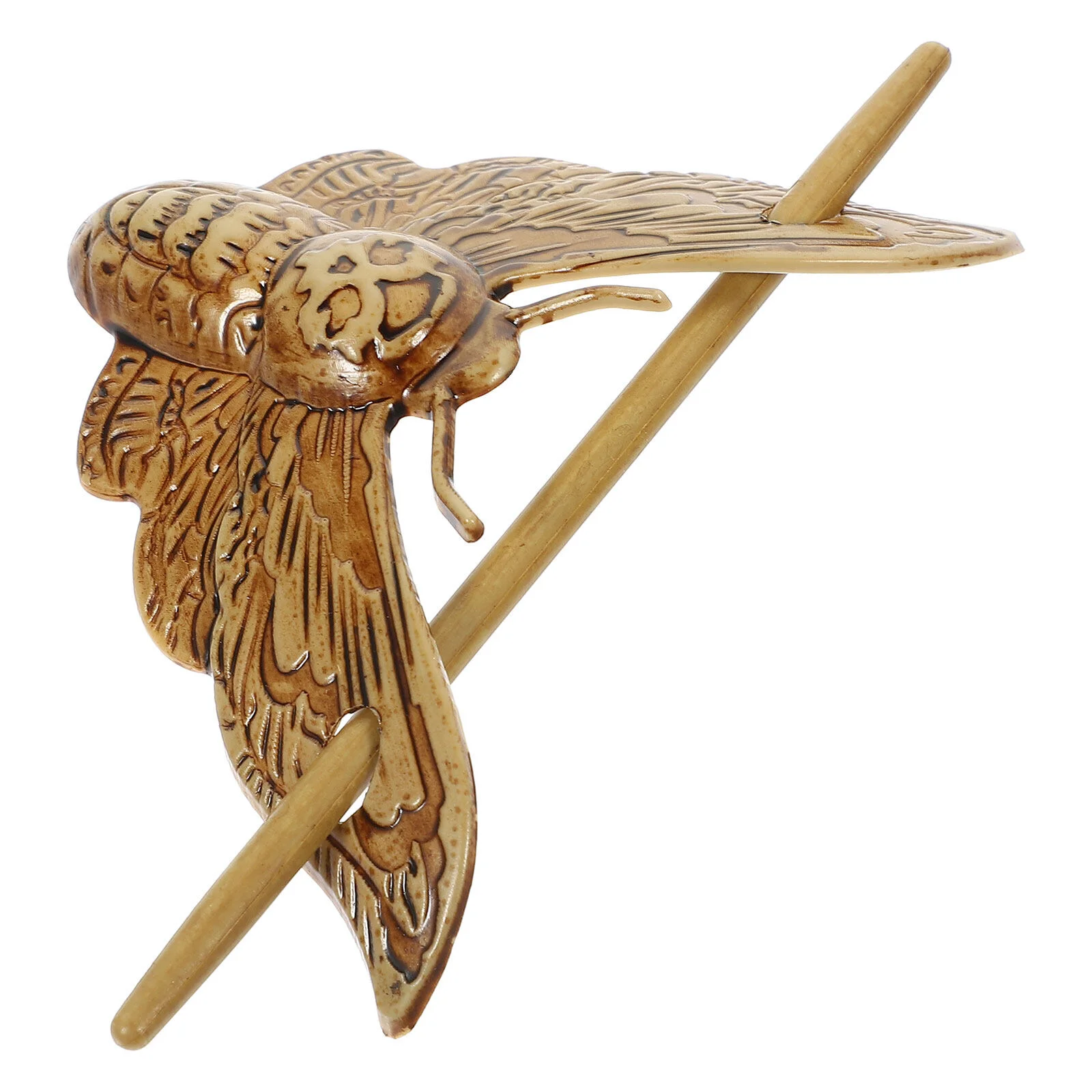 

Moth Bun Cover Holder Plastic Hair Sticks Plastic Standpins Halloween Fork Knot Clip