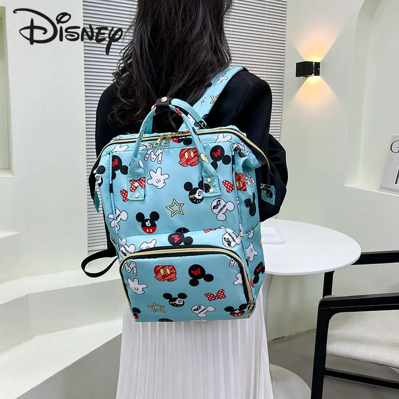 Disney Mickey's New Mommy Bag Large Capacity Maternal and Infant Bag Anti Splashing Multifunctional Storage Baby Outgoing Bag