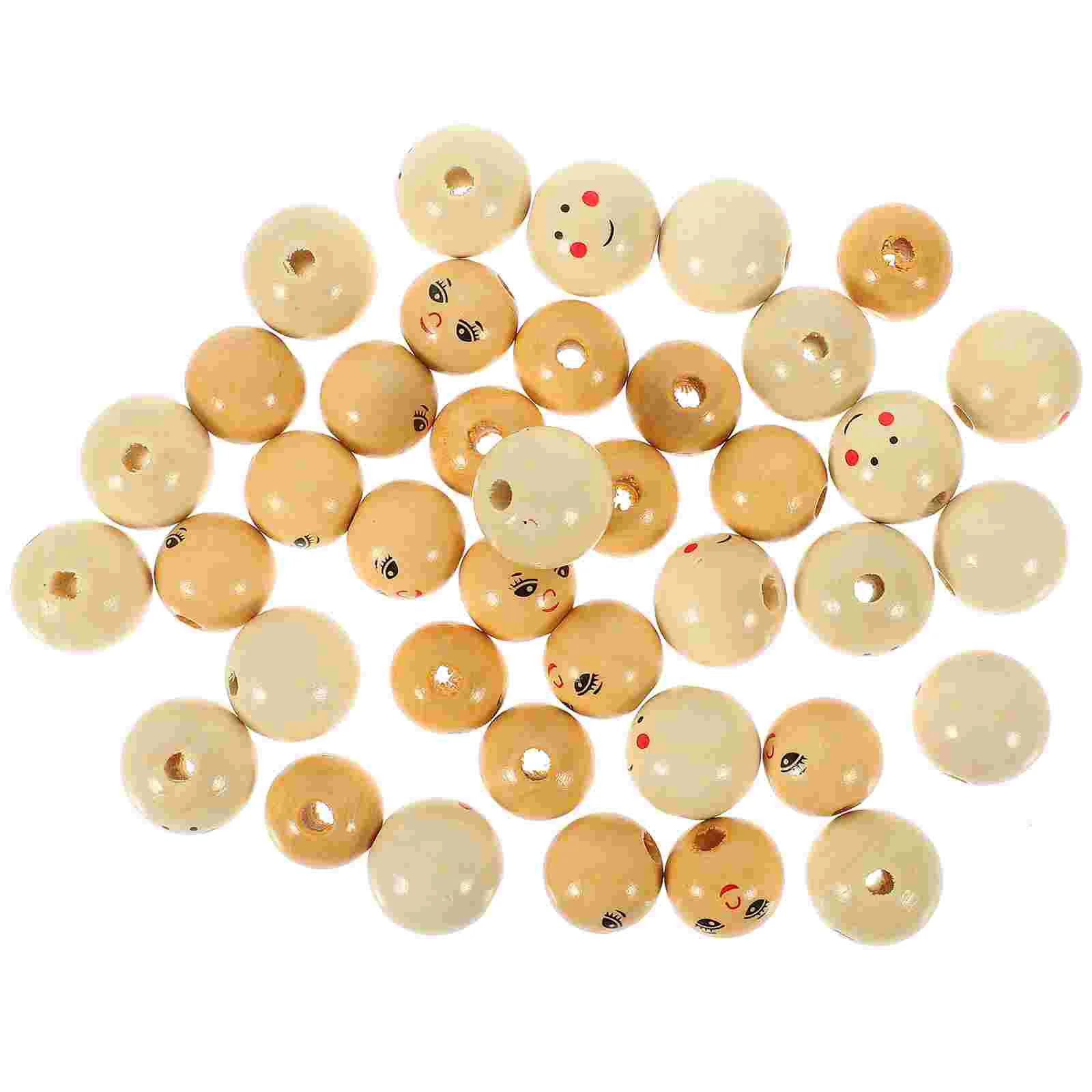 

40 шт., деревянные браслеты с отверстиями