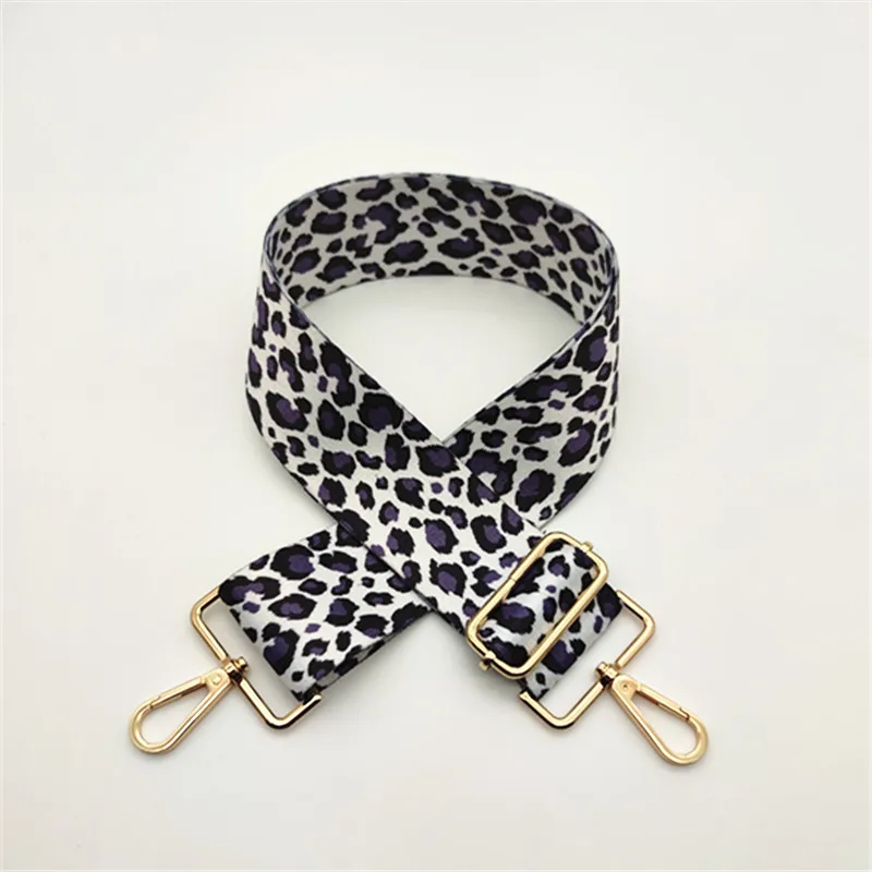 

Аксессуары для трикотажных сумок, сменные ремни на плечо шириной 5 см с леопардовым принтом в горошек