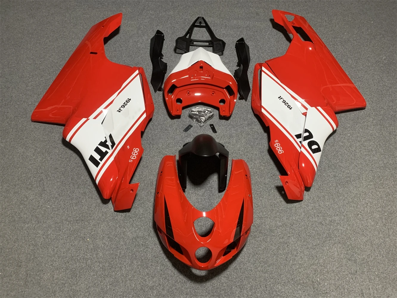 

Motorcycle Fairing Set Body Kit Plastic For Ducati 749 999 2003 2004 Accessories Injection Full Bodywork Fairings Cowl Black