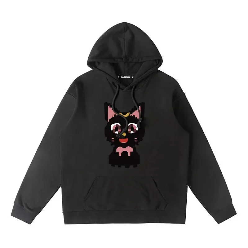 Kuromi Melody Collaboration толстовка женская модная Ins Sanrio Top наряд для пар осенне-зимняя