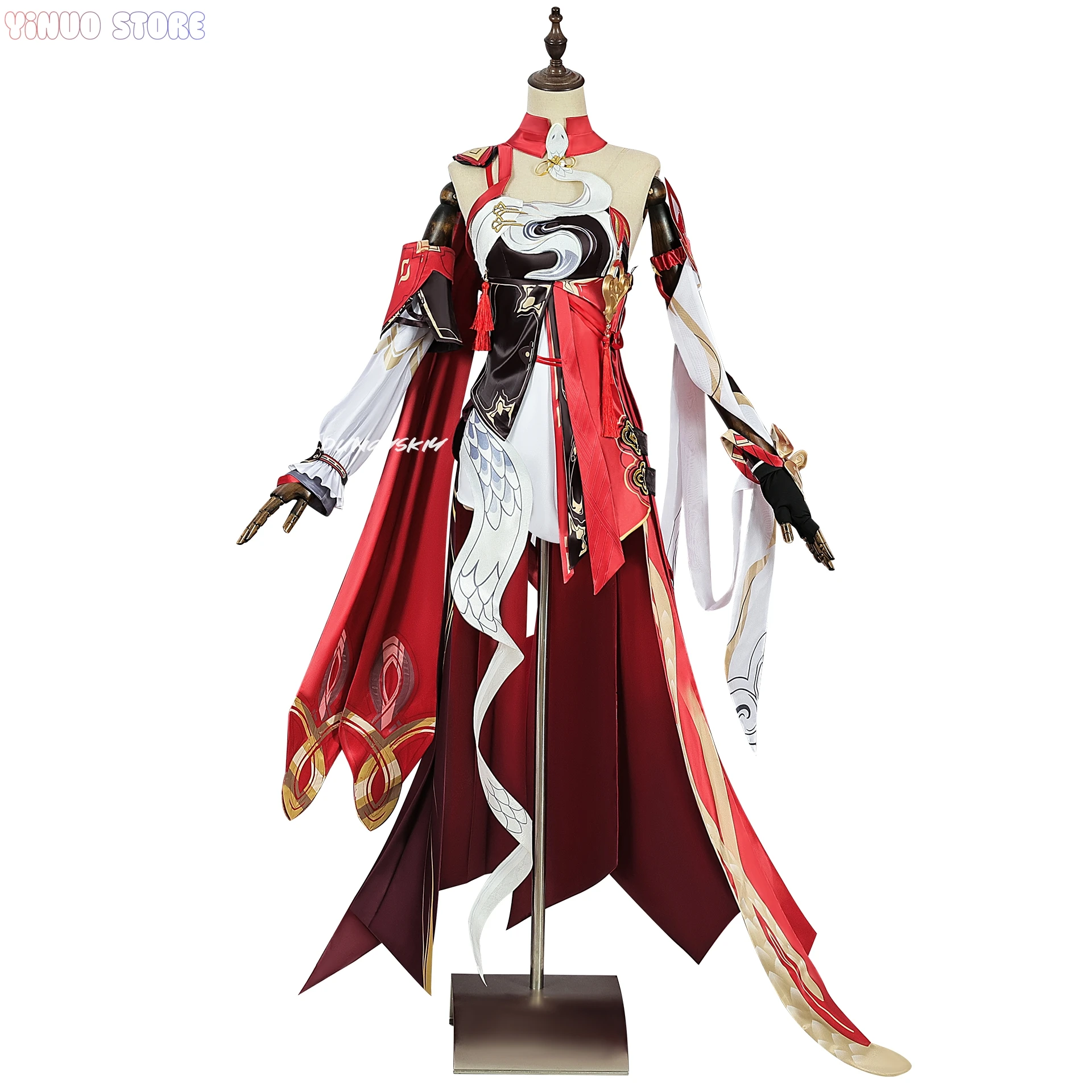 Фото Аниме игра Honkai Impact 3rd Kiana костюм Чивань Jixing платье парик Хэллоуин ролевая вечеринка игра одежда Déguisement Fille №5
