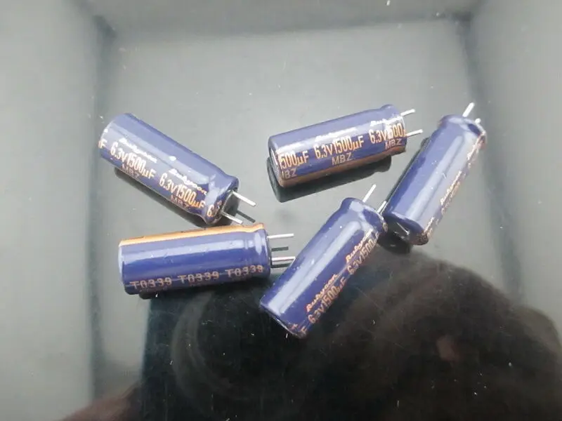 

50pcs RUBYCON MBZ 1500mfd 6.3V 1500UF 8*20mm electrolytic Capacitor