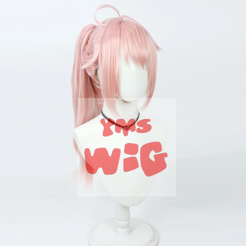 Game Blue Archive Yutori Natsu Косплей Парик Розовые Синтетические Волосы Термостойкие