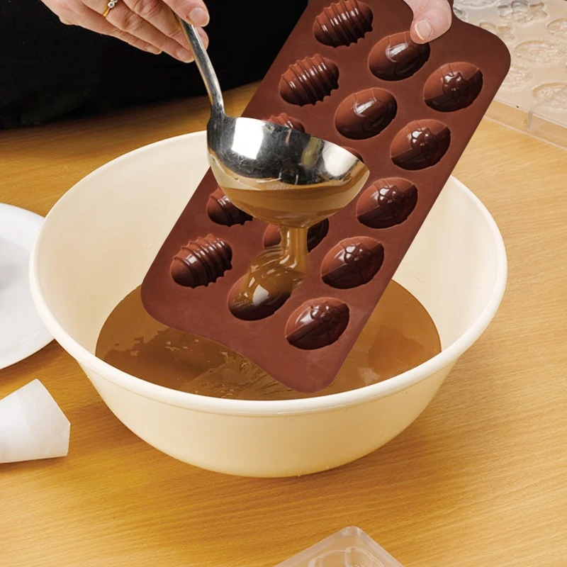 

Multi-Use Silicone Mold Easter Theme Egg Shaped Silicone Mold Baking Tool Gift Enjoy DIY Time Non-Stick Reusable Tools