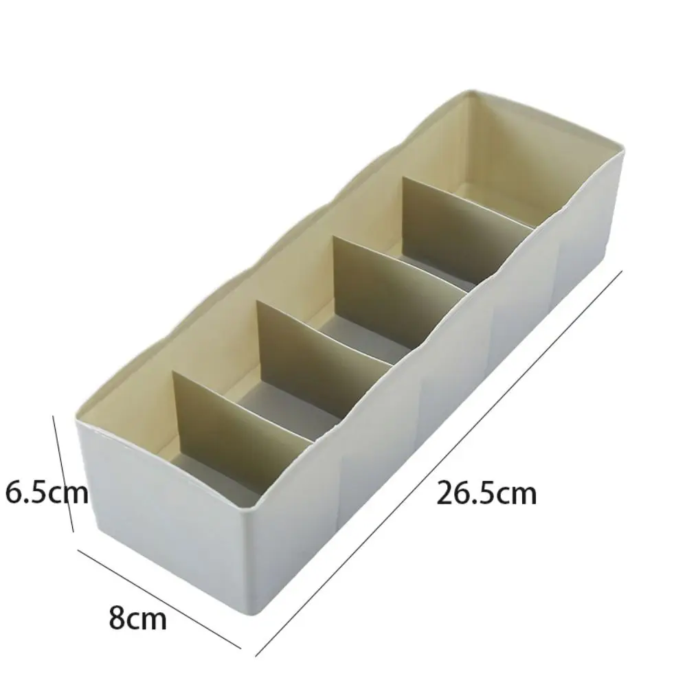 Multifunction Clothes Storage Case Can Be Stacked 5-Grid Underwear Storage Box Durable Compartments Bras Storage Box (art.: 3920cdfe09187) - 3920cdfe09187