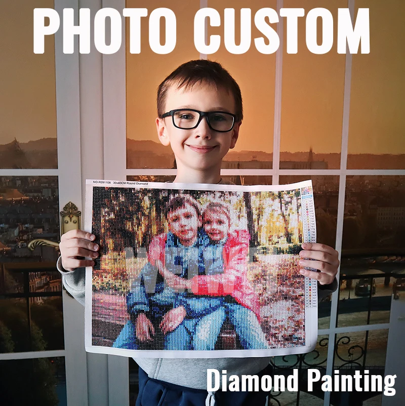 Фото на заказ Алмазная мозаика алмазная живопись 5D Вышивка Набор для вышивки