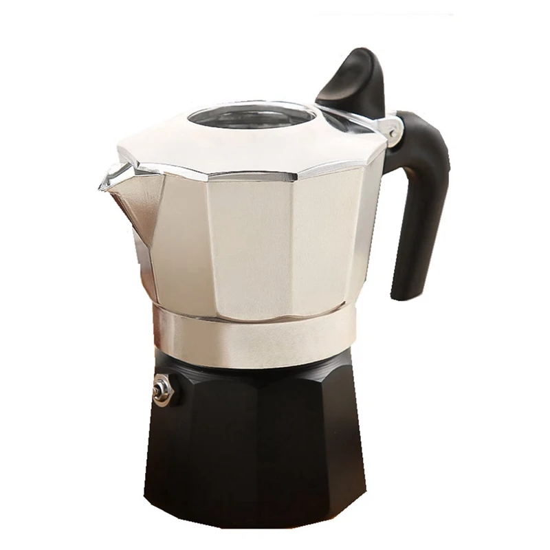 

Кофеварка Moka Pot Moka 1 шт., кофеварка для приготовления чая с латте 150 мл в европейском стиле A