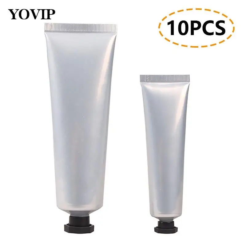 

10Pcs Empty Aluminium Plastic Soft Tube Squeeze Packing Bottle Skin Care Cream Lotion Cosmetics Travel Container 20ML 30ML 50ML