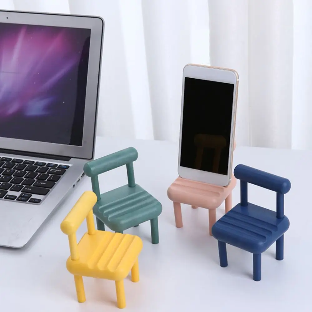 

4Pcs Universal Desktop Desk Phone Base Anti-Slip Chair Phone Holder Mobile Phone Stand Furnishings Tablet Holder