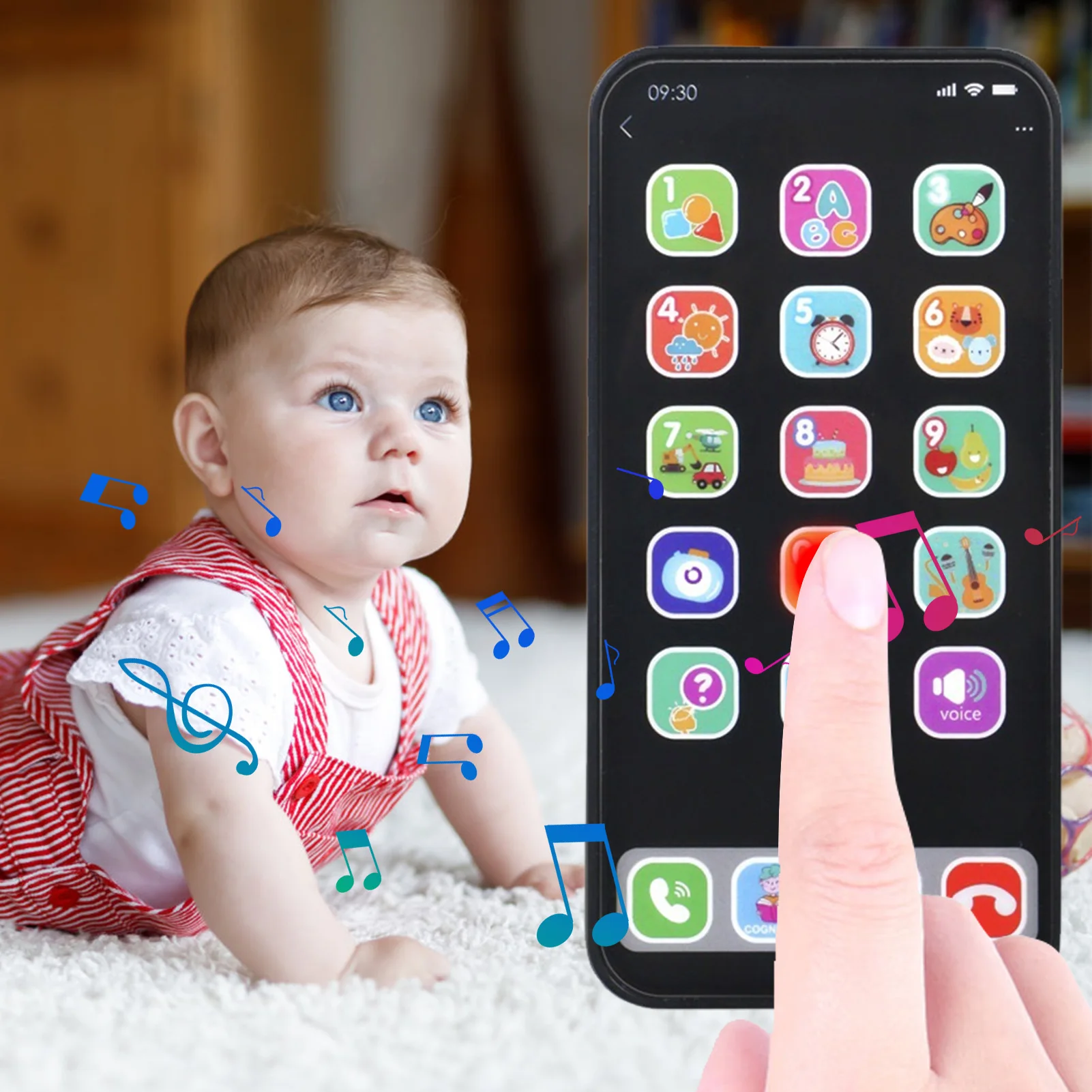 Искусственный телефон, детский игровой домик, игрушки, имитация музыки,  сенсорный экран, сотовый телефон со стандартной детской игрушкой для  мальчиков и девочек, модель детской игрушки | AliExpress