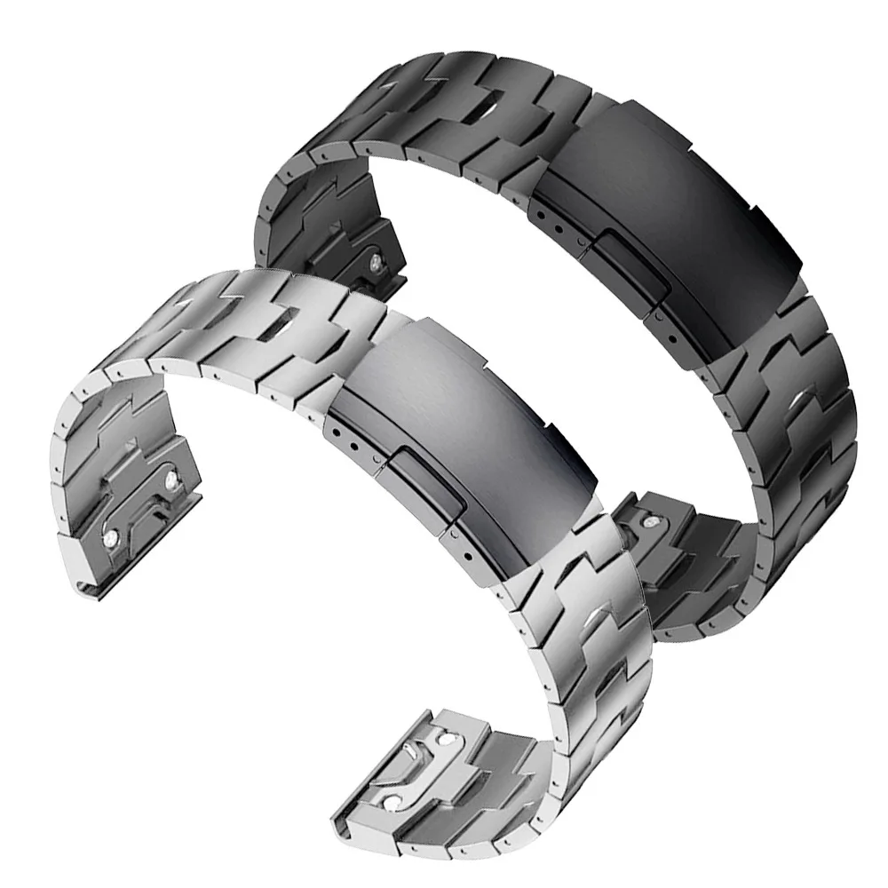 22mm 26mm Quick Fit Titanium Strap for Garmin Fenix 7x 6x Pro 5X Epix MK2 Metal Steel Wristband Bracelet Replacement Watchband