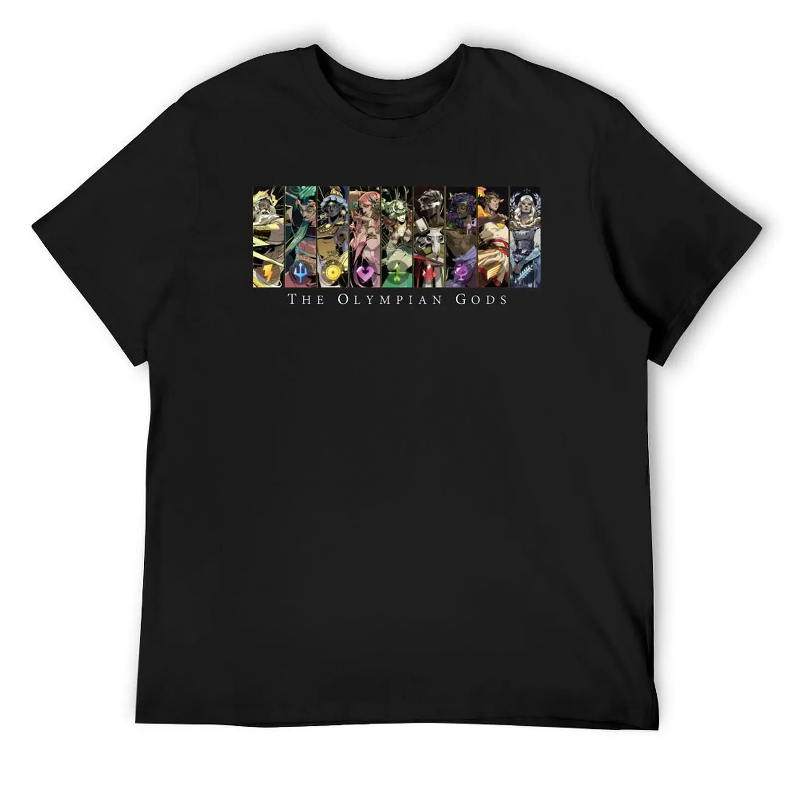 Фото Hades (игра) - футболка Olympian Gods, мужская одежда, мужская футболка, милая одежда, одежда для мужчин №1