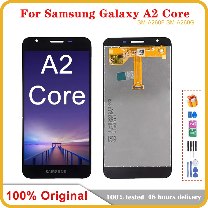 ЖК-дисплей для Samsung Galaxy A2 Core A2Core A260, ЖК-дисплей с сенсорным экраном и дигитайзером в сборе для Samsung A260 SM-A260F/DS A260F A260G