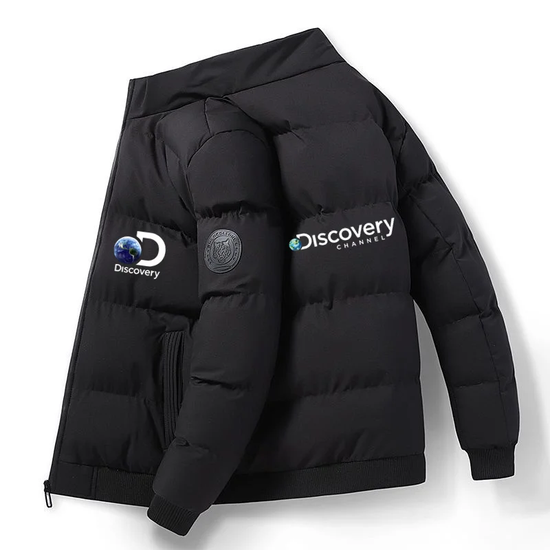 autumn and winter high quality sports padded jacket men's stand collar zipper padded jacket outdoor padded jacket casual jacket