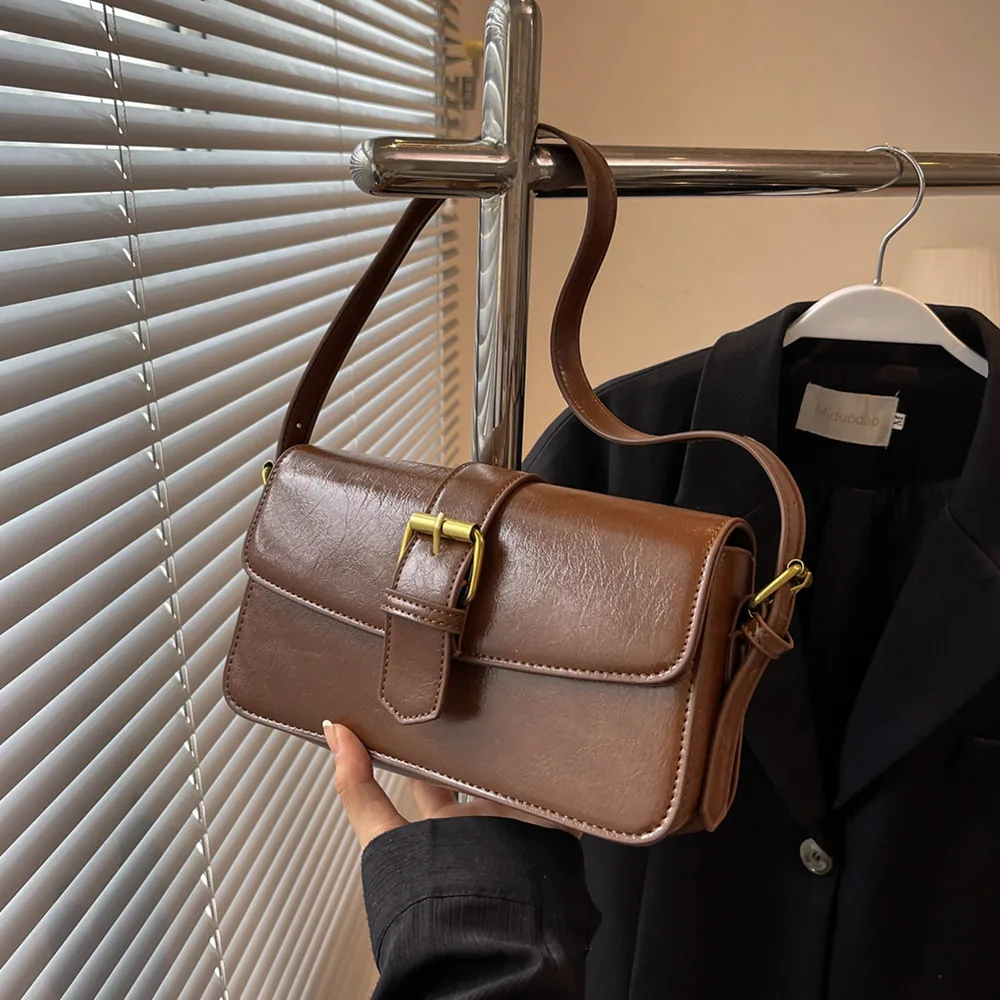 

Hifashion Vintage Belt Underarm Shoulder Bags For Women 2022 Winter Luxury Designer Triple Compartment Crossbody Ladies Handbags