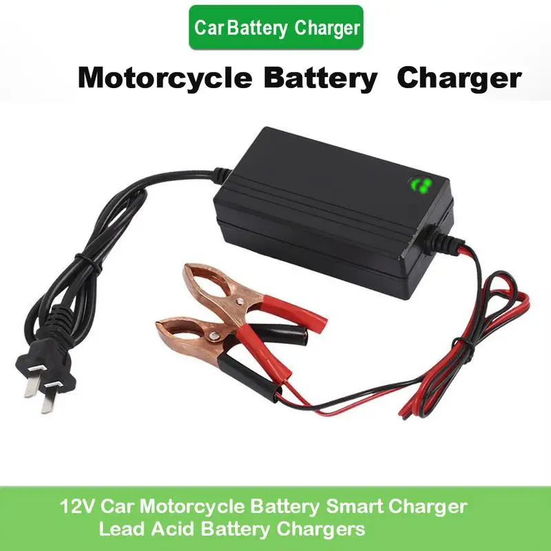 

Automotive 12v Smart Battery Charger Motorbike Lead Acid Battery Charger Universal Smart Lead Acid Battery Chargers For Cars