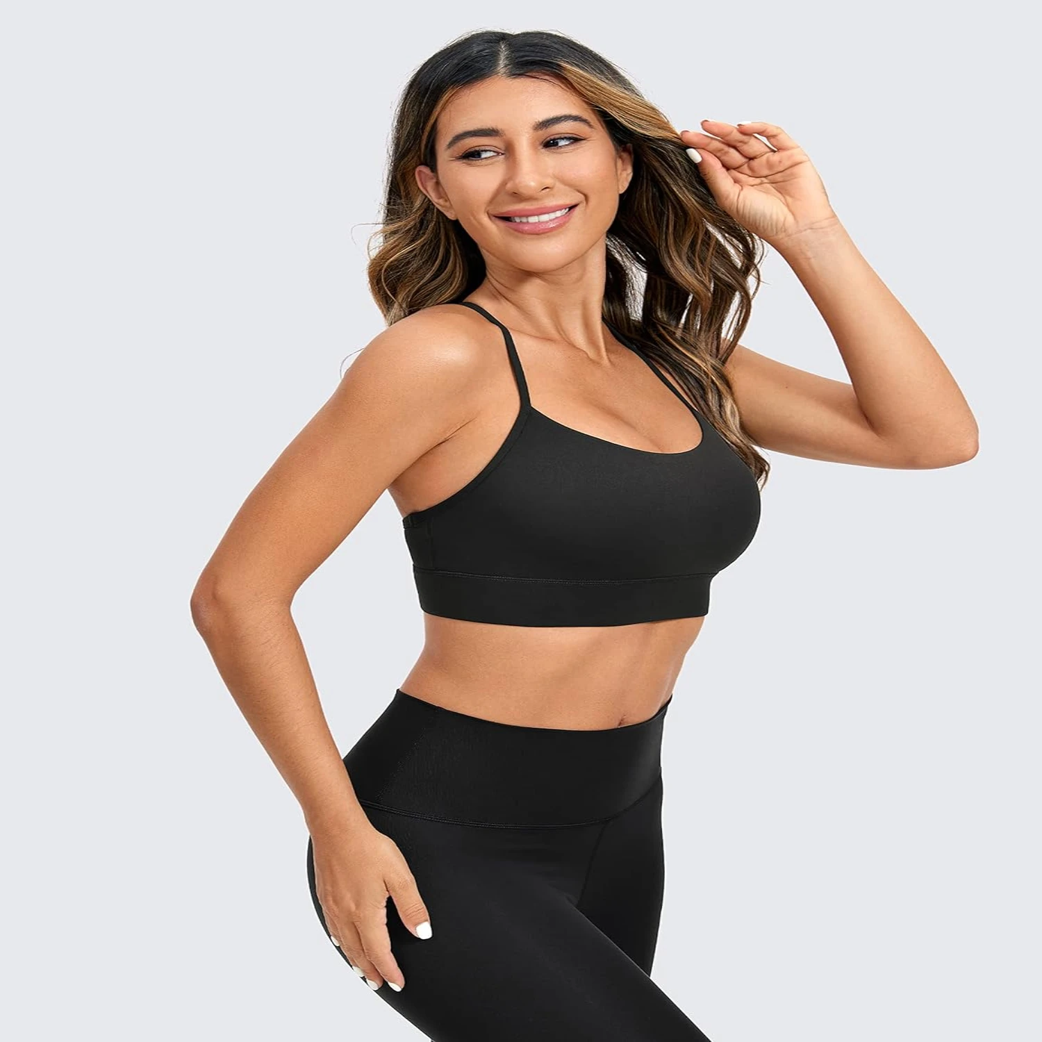 Спортивный бюстгальтер Chic Butterluxe Wireless CRZ YOGA с мягкой подкладкой и Y-образной
