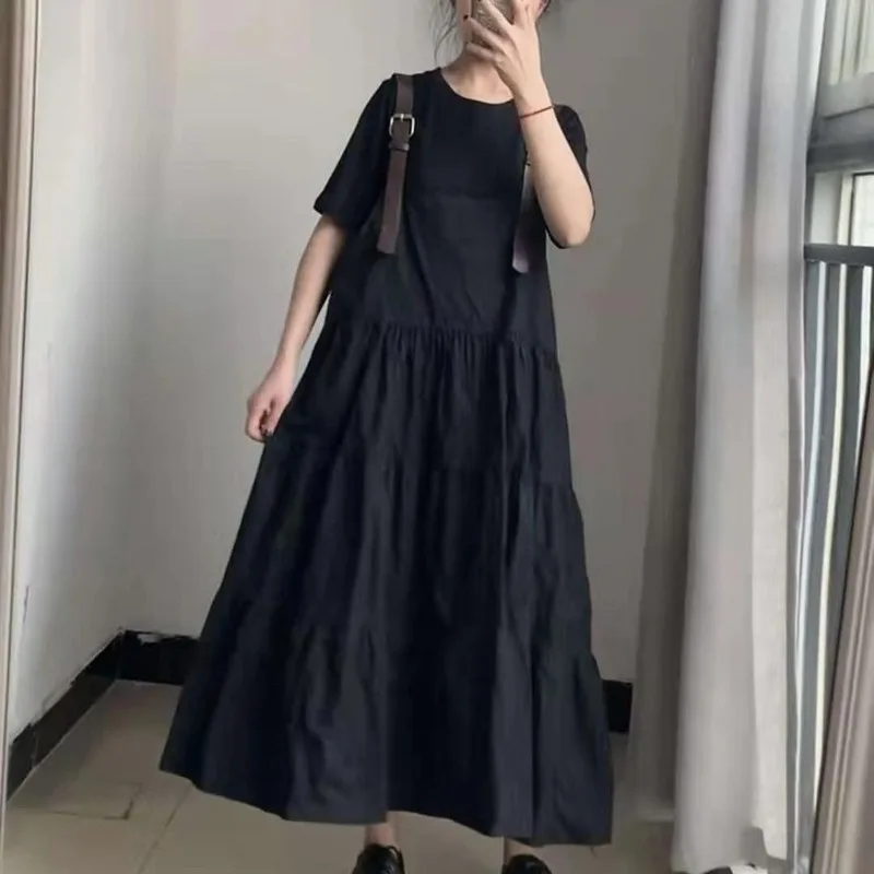 Женское Платье без рукавов в стиле Харадзюку летняя Шикарная стильная женская