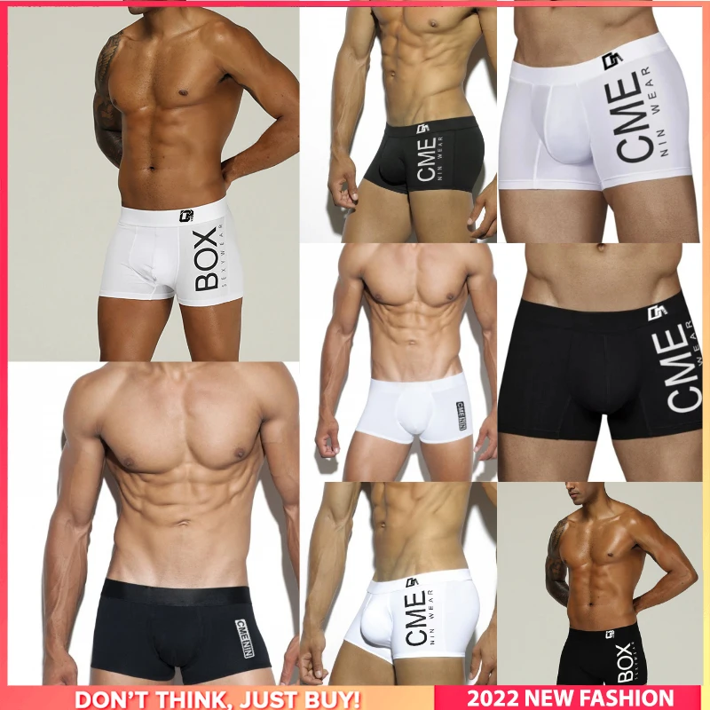 

8Pcs Ins Style Man Underwear Boxer Men Soft Cotton Trunk Gay Sexy Men's Panties Boxers Shorts Underpants For men
