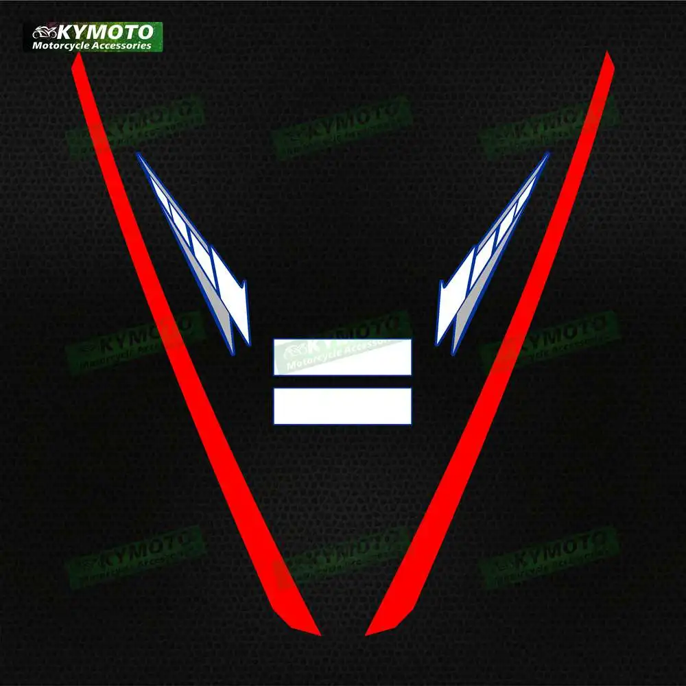 

Аксессуары для мотоциклов, передняя наклейка YZF R6 2017-2022, светоотражающая наклейка, подходит для Yamaha YZF600 R6 2017 2018 2019 2020 2022