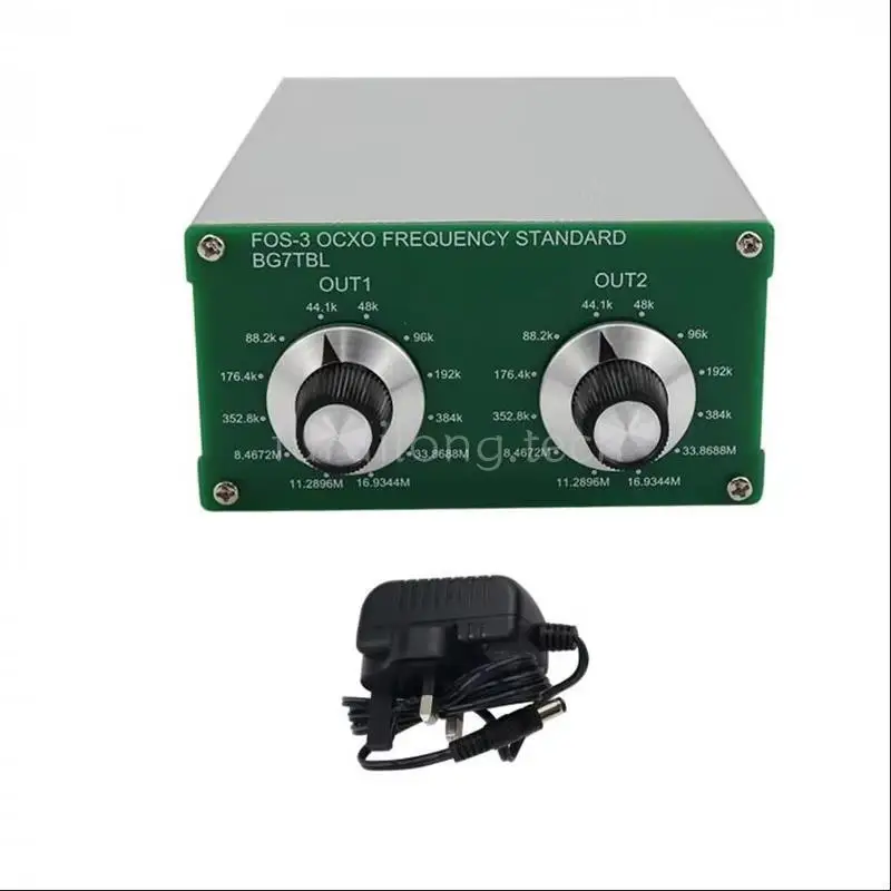 FOS-3 OCXO Стандарт частоты 44 1k 48k 11 2896M Часы WC Word Uilt-in для внешнего рубидиевого часов