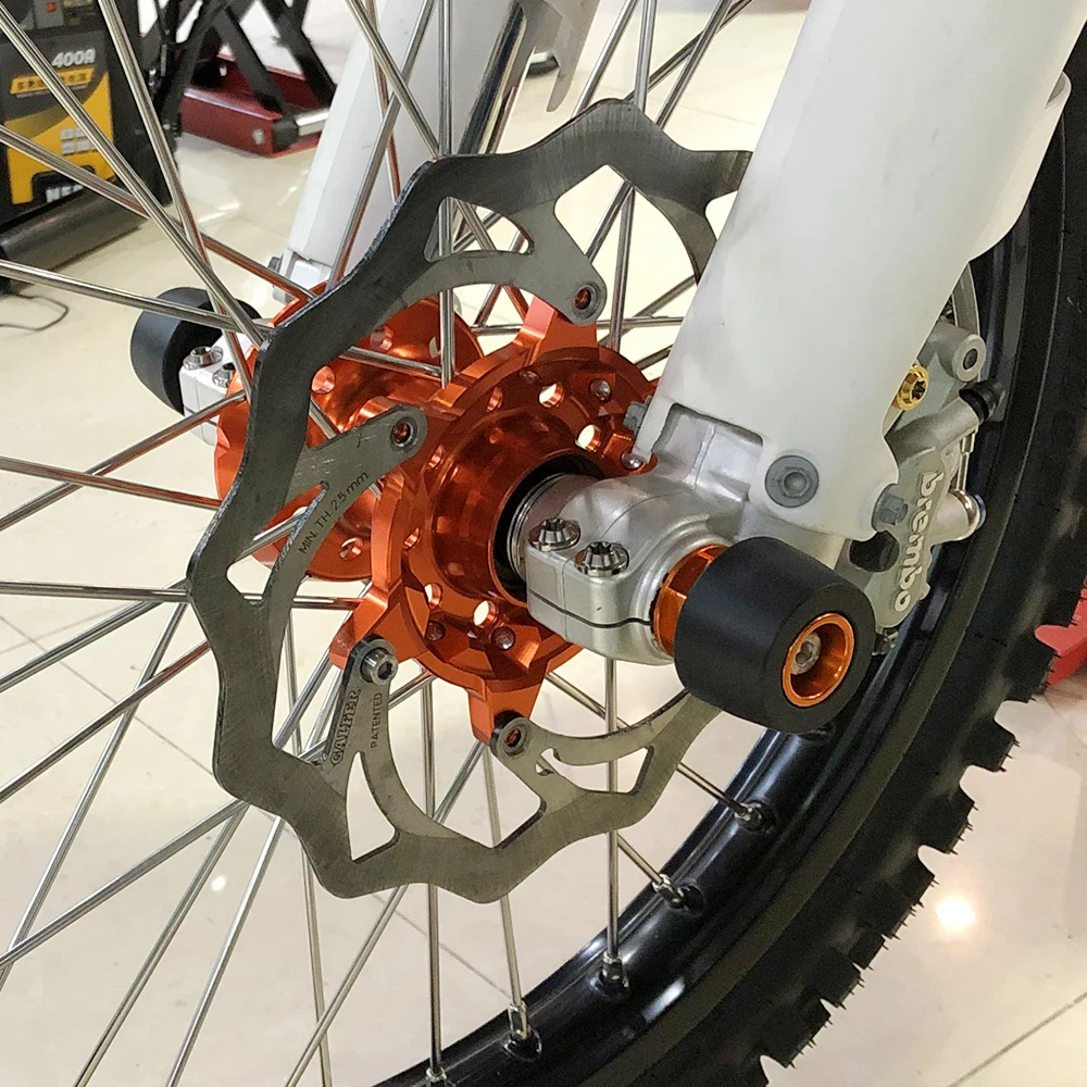 20/22 мм Передняя Задняя колесная ось ползунок противоударный коврик для KTM EXC TPI