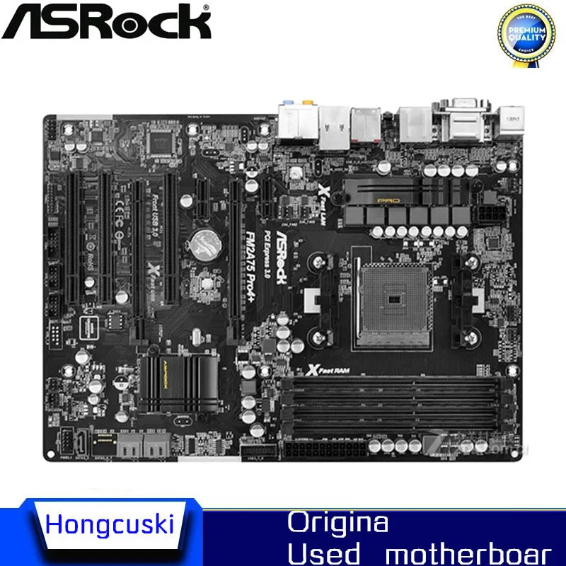 Для ASRock FM2A75 Pro4 + DDR3 32 Гб оригинальная б/у настольная материнская плата A75 Socket FM2 SATA3