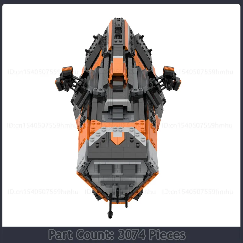 Строительные блоки MOC модель космического патруля сделай сам сборка технология