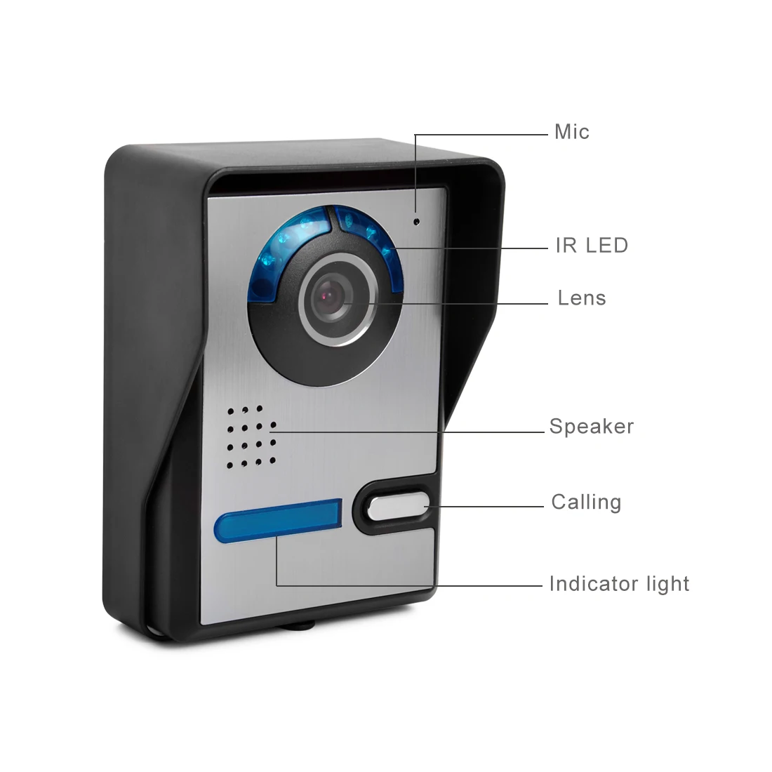 Yobang Security Video Door Intercom Entry System Kit Video Doorbell Phone Rainproof IR Camera for Home Villa Building Apartment images - 6