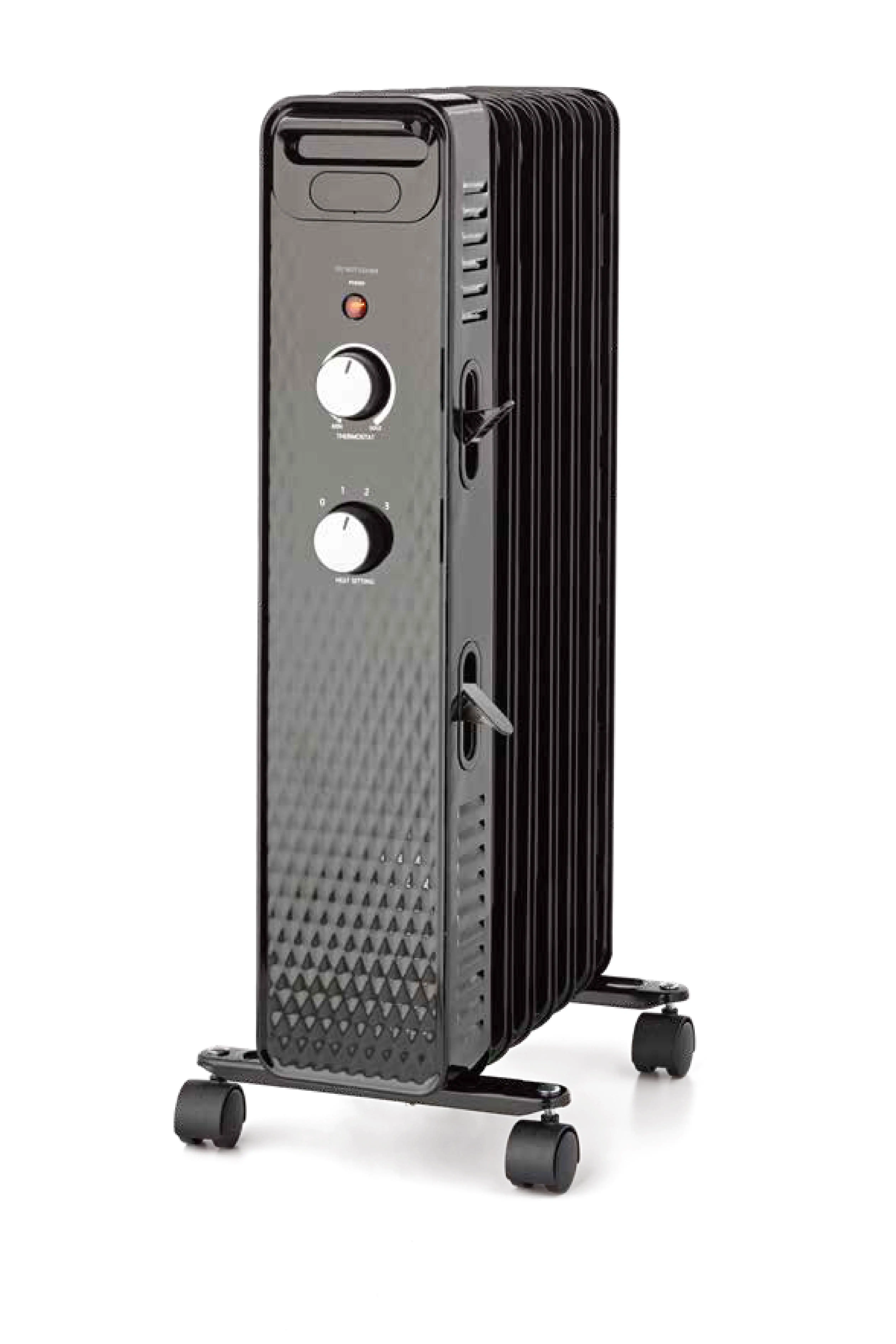 Filled Electric Radiator Heater, Wsh07o2abb, Black
