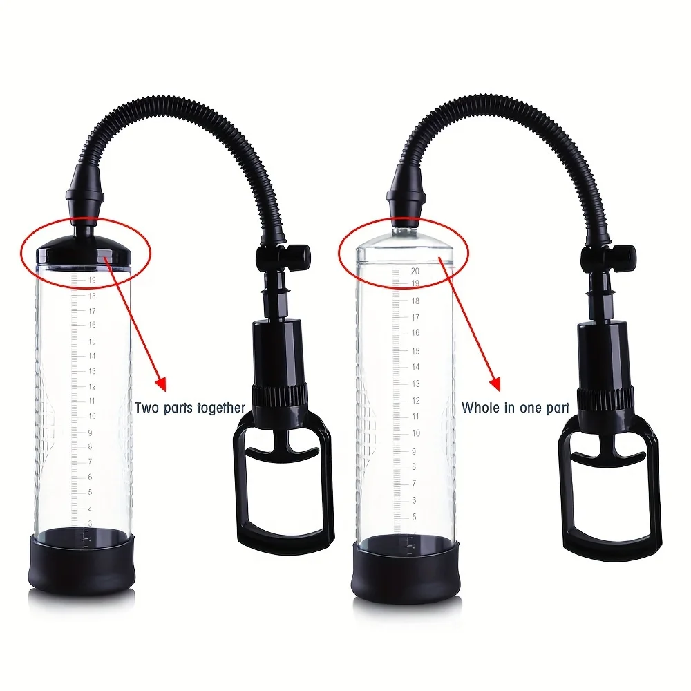 Ручной вакуумный увеличитель пениса насос для тренажер эрекции Мужская