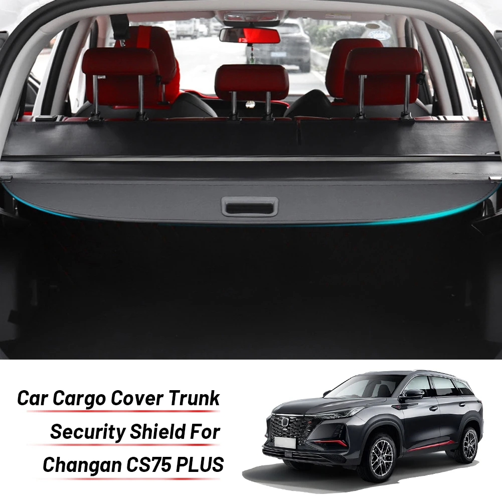

Car Interior Rear Trunk Cargo Luggage Cover Security Shade Shield Curtain Retractable Cargo Cover Fit for Changan CS75PLUS