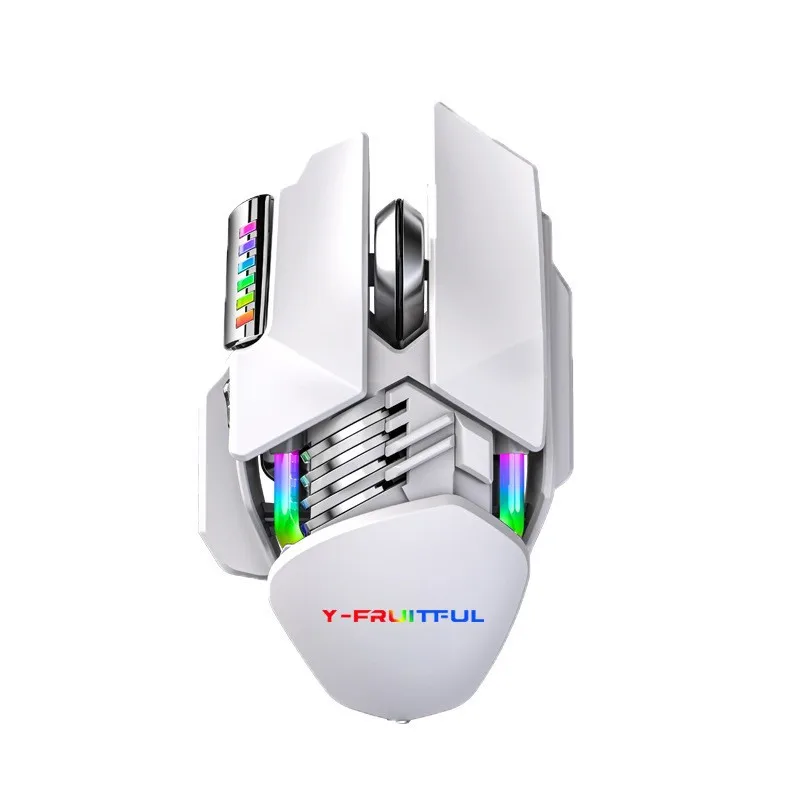 Беспроводная перезаряжаемая Bluetooth-мышь для киберспорта RGB игровая мышь