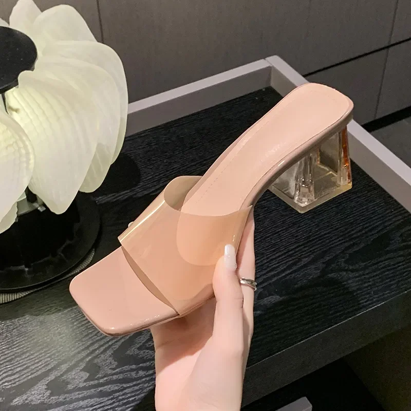 Сандалии женские прозрачные