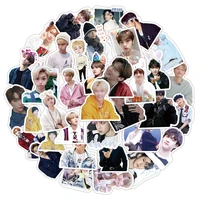 103050pcs korean mens group stray kids handsome stickers for luggage laptop ipad gifts journal waterproof stickers wholesale