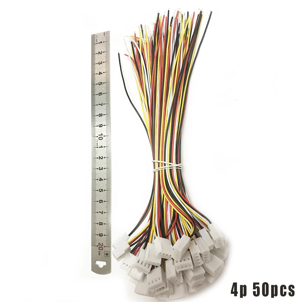 Фото Перемычка Dupont Line 20 см с одной головкой 1007 # 26AWG 1P 2 3 4 5 6 7 8pin Dupont кабельный разъем, 50 шт. №5