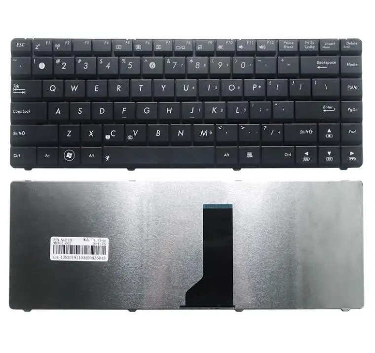 Новая клавиатура US для ASUS K42J X43 X43B A43S A42 K42 A42J X42J K43S UL30 UL30A UL80 UL80A N42 N43 B43 U41 K43S U35J N82 N82J