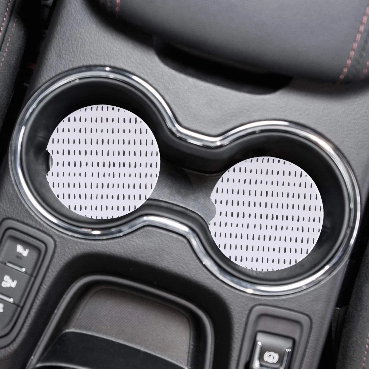 

4 Absorption Round Cup Mat Ceramic Car Coasters Cup Holder Coaster Stone Coaster Ceramic Cup Holder